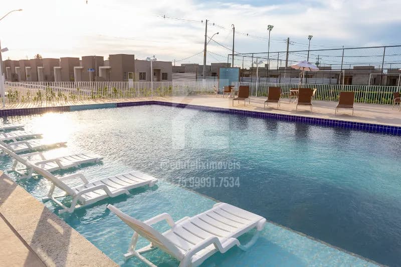 Casa de 2/4 mobiliada no Condomínio Casas de Turim - SIM